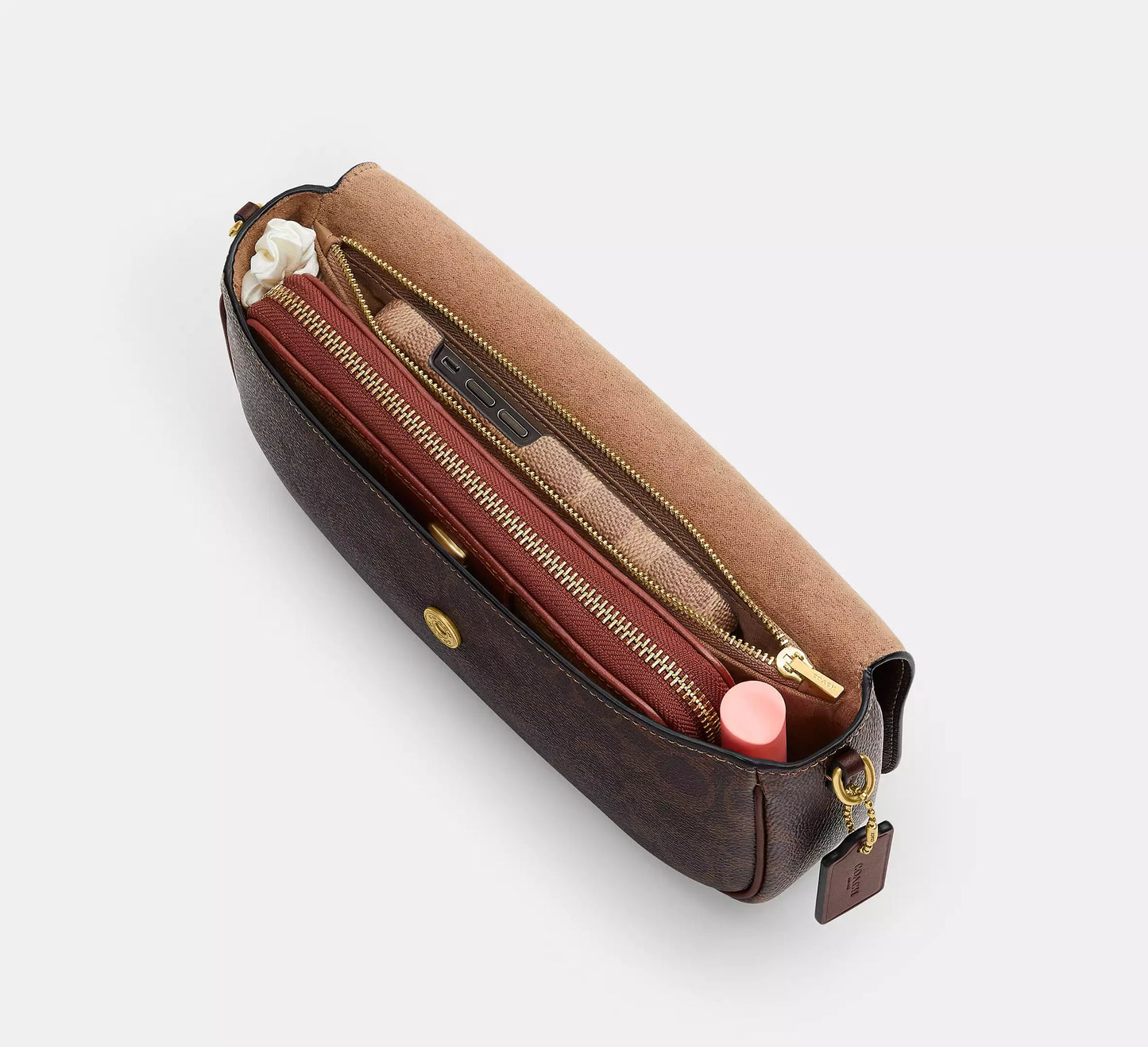 Brook Flap Chain Bag In Signature Canvas