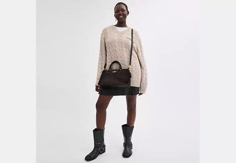 Georgia Satchel Bag In Signature Canvas