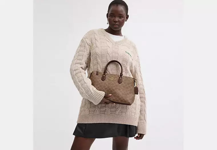 Georgia Satchel Bag In Signature Canvas