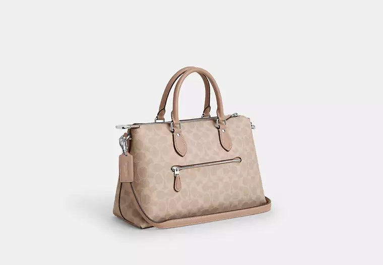 Georgia Satchel Bag In Signature Canvas
