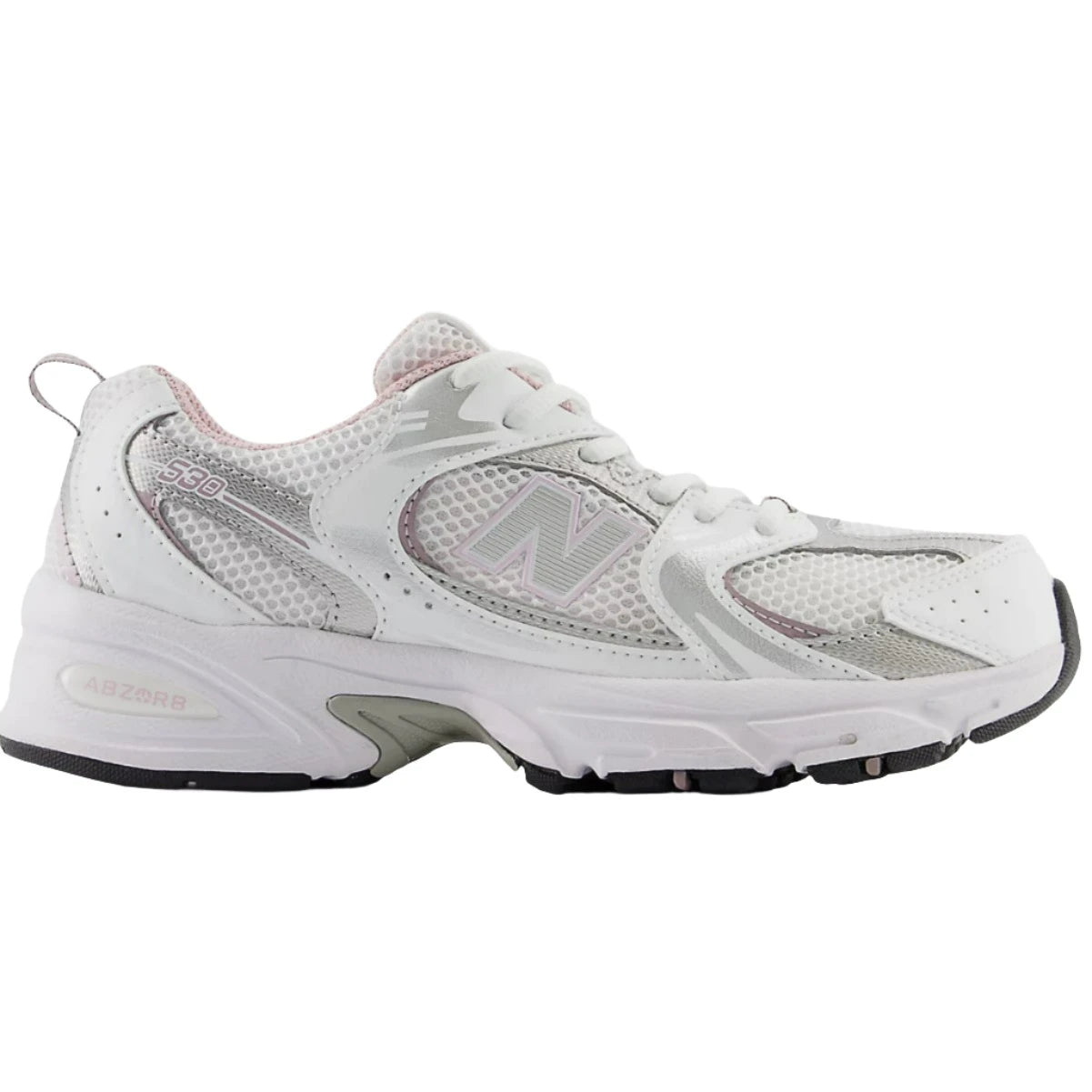 530 Big Kid White Century Pink