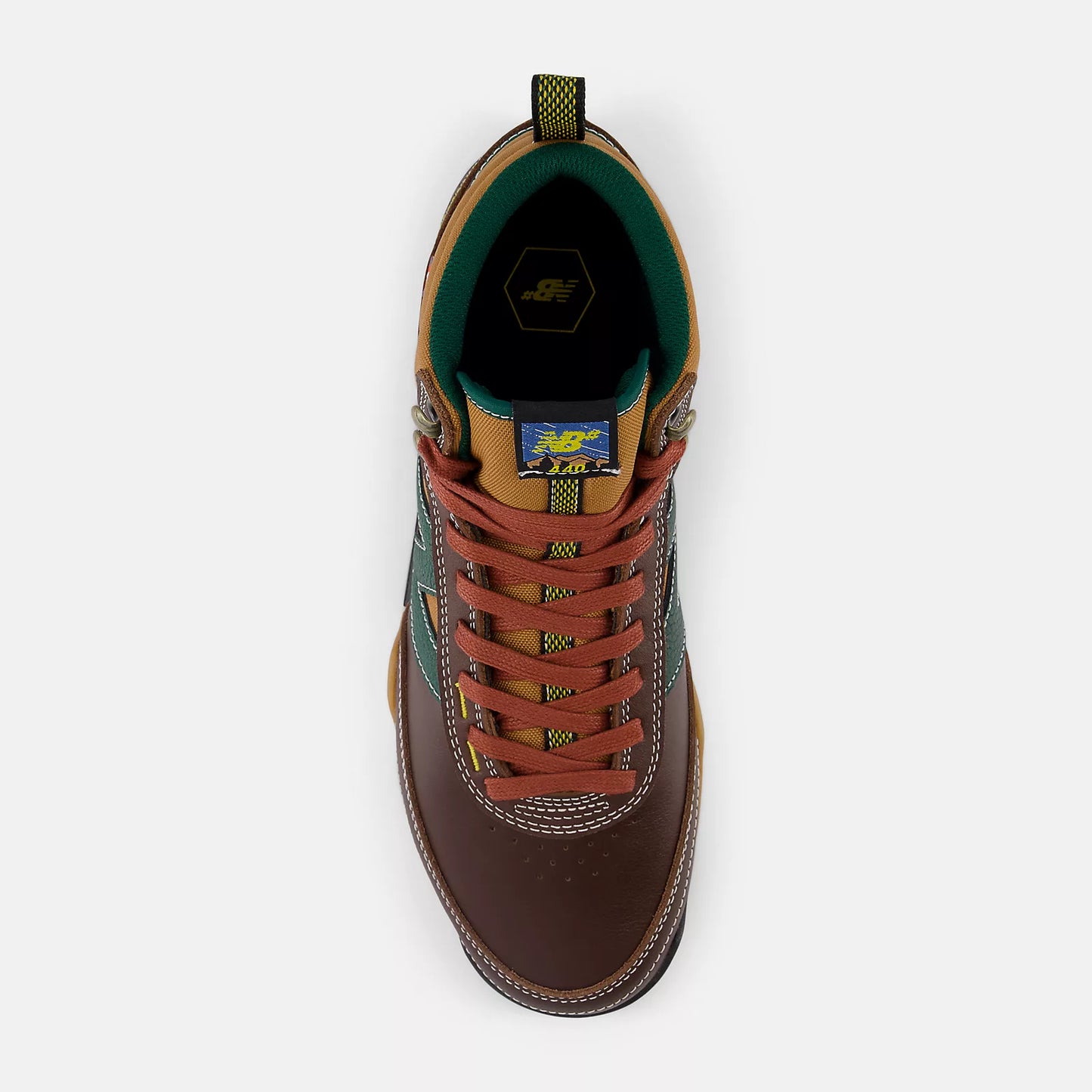Numeric 440 Trail High v2 Brown Forest Green