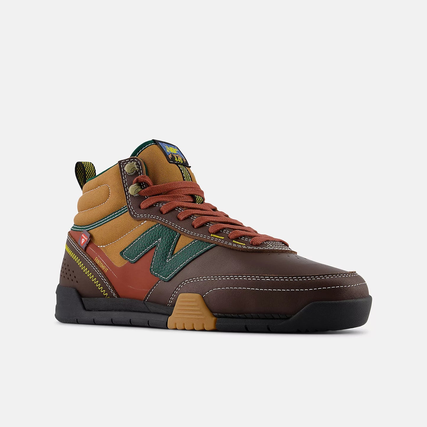 Numeric 440 Trail High v2 Brown Forest Green