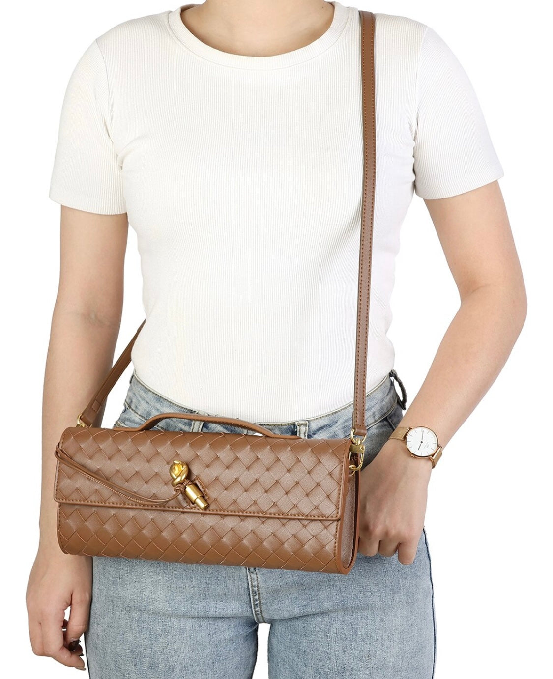 Tiffany Fred Woven Clutch