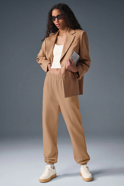 First-Class Blazer Toasted Almond