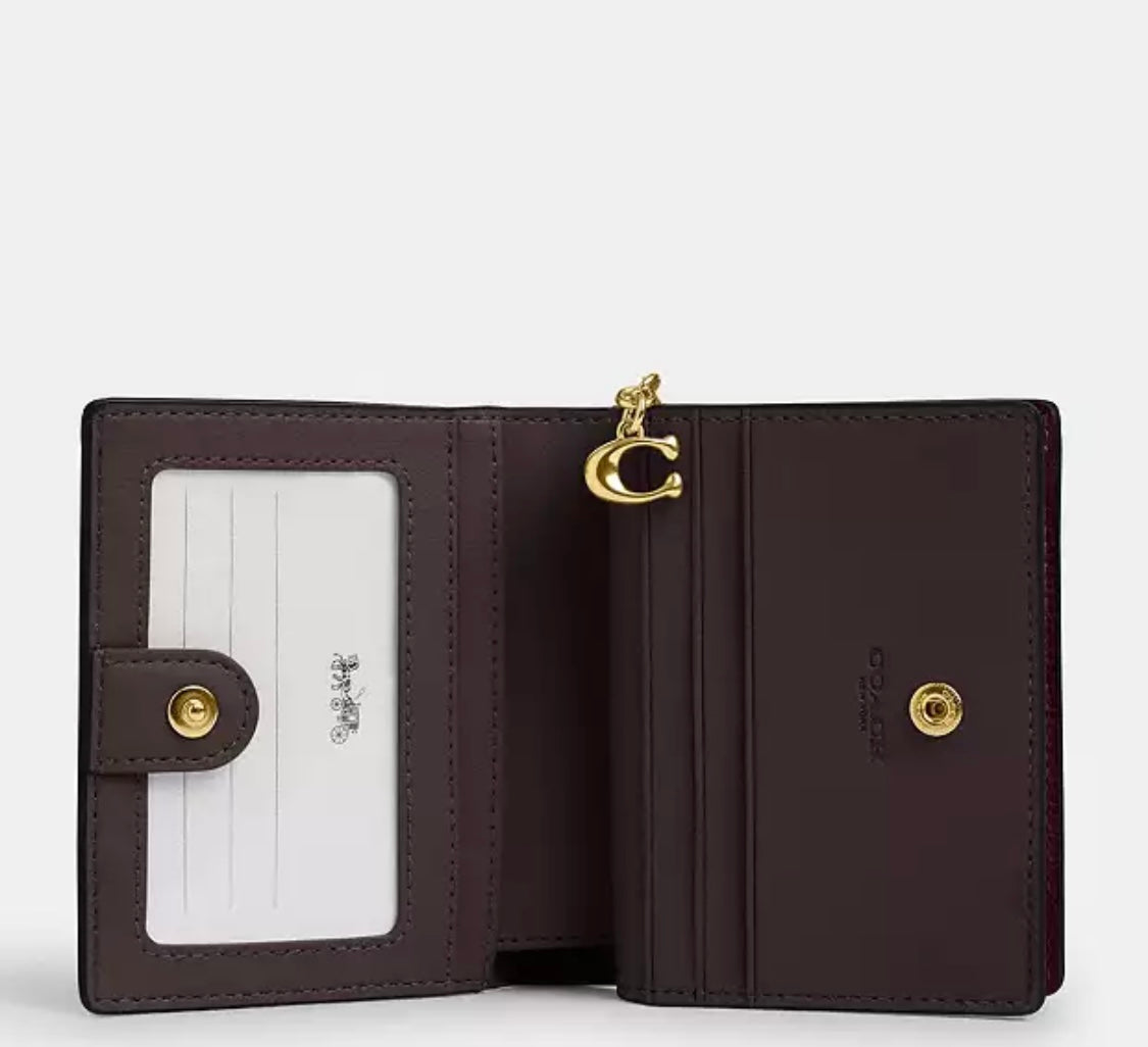COACH Snap Wallet With Butterfly Print küçük cüzdan RENKLER➡️
