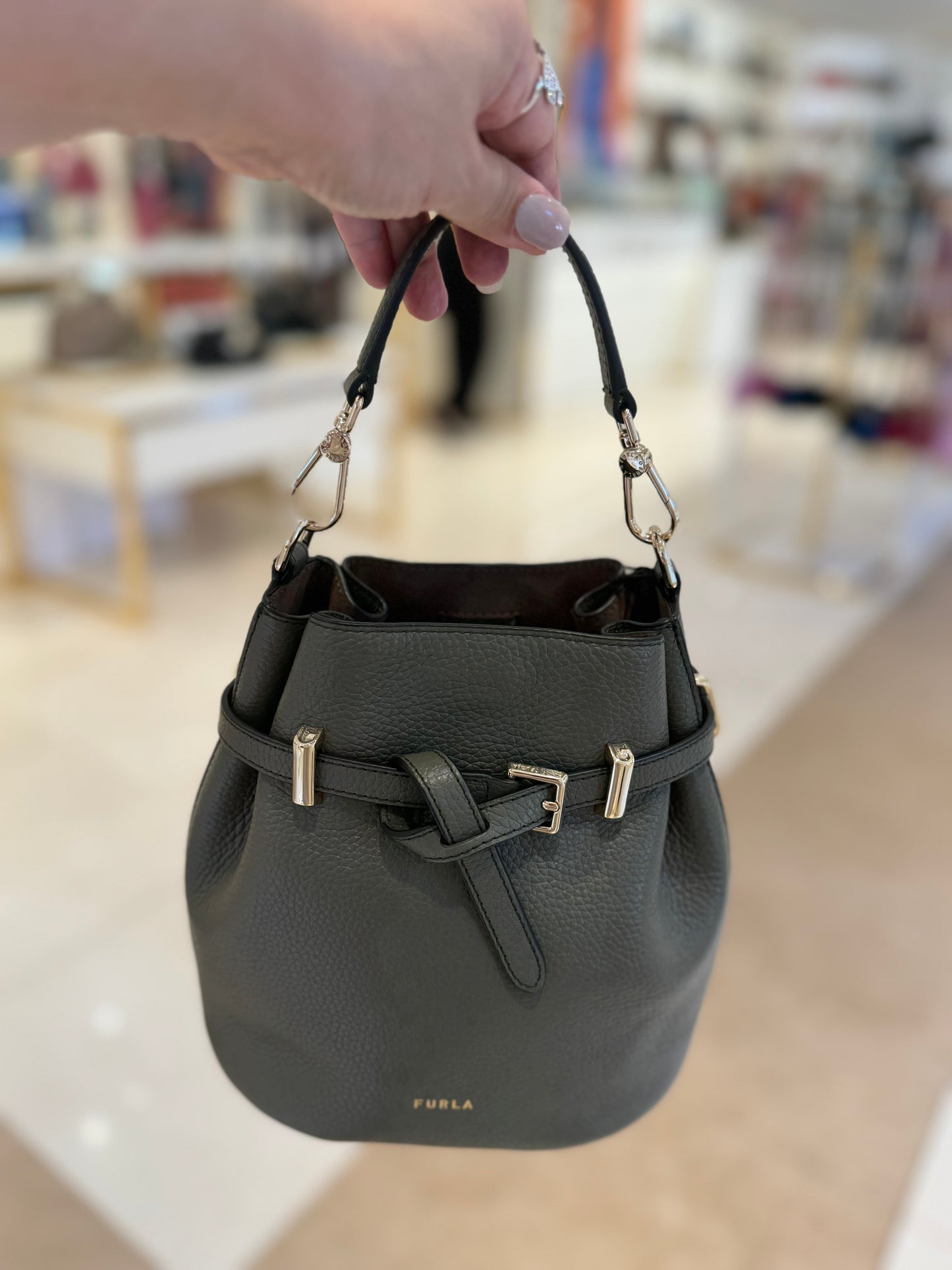 FURLA Aura mini bucket kemerli crossbody RENKLER➡️
