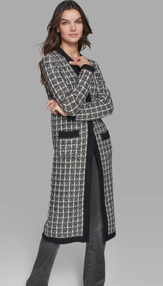 KARL TWEED DUSTER CARDIGAN