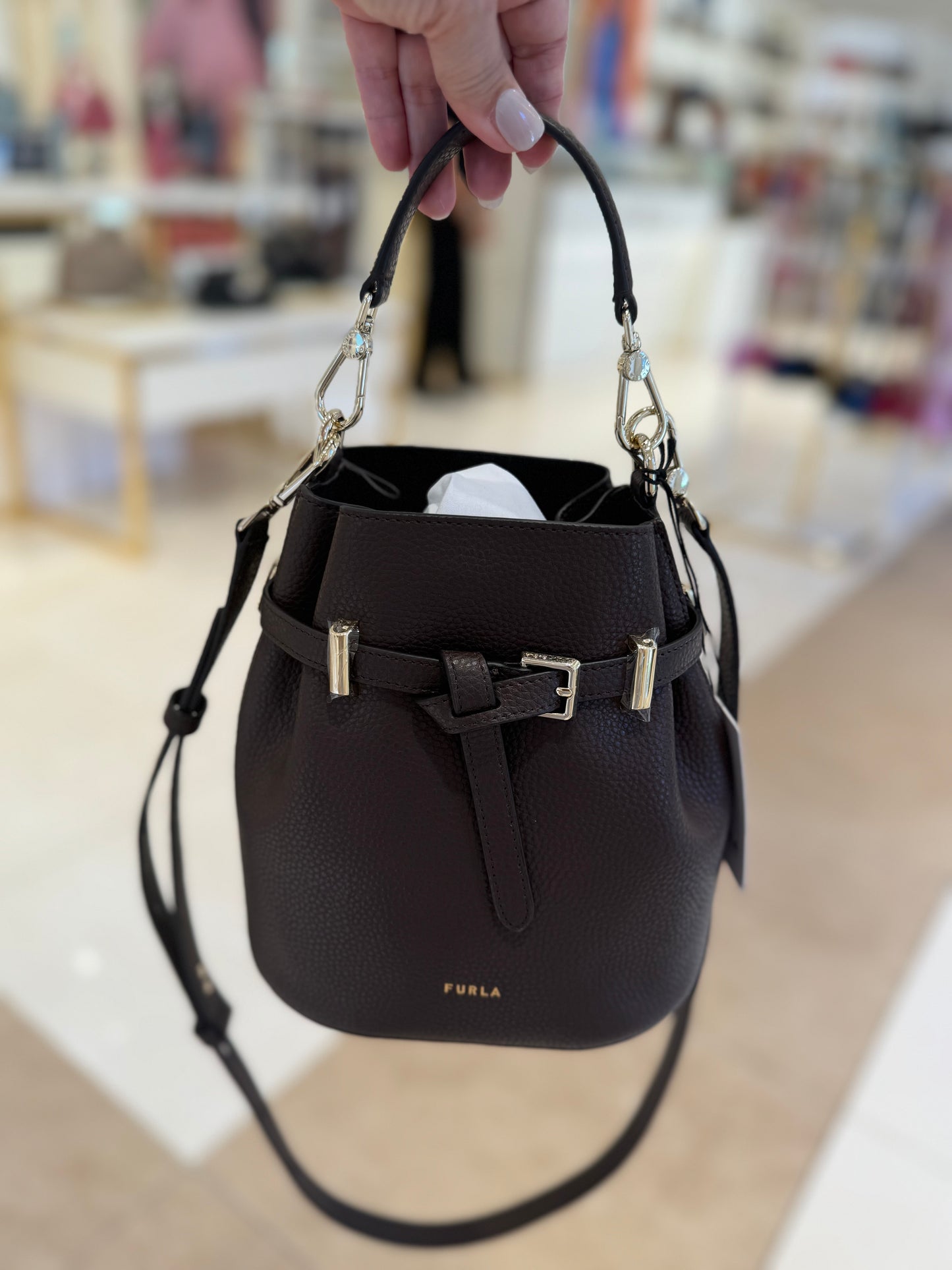 FURLA Aura mini bucket kemerli crossbody RENKLER➡️