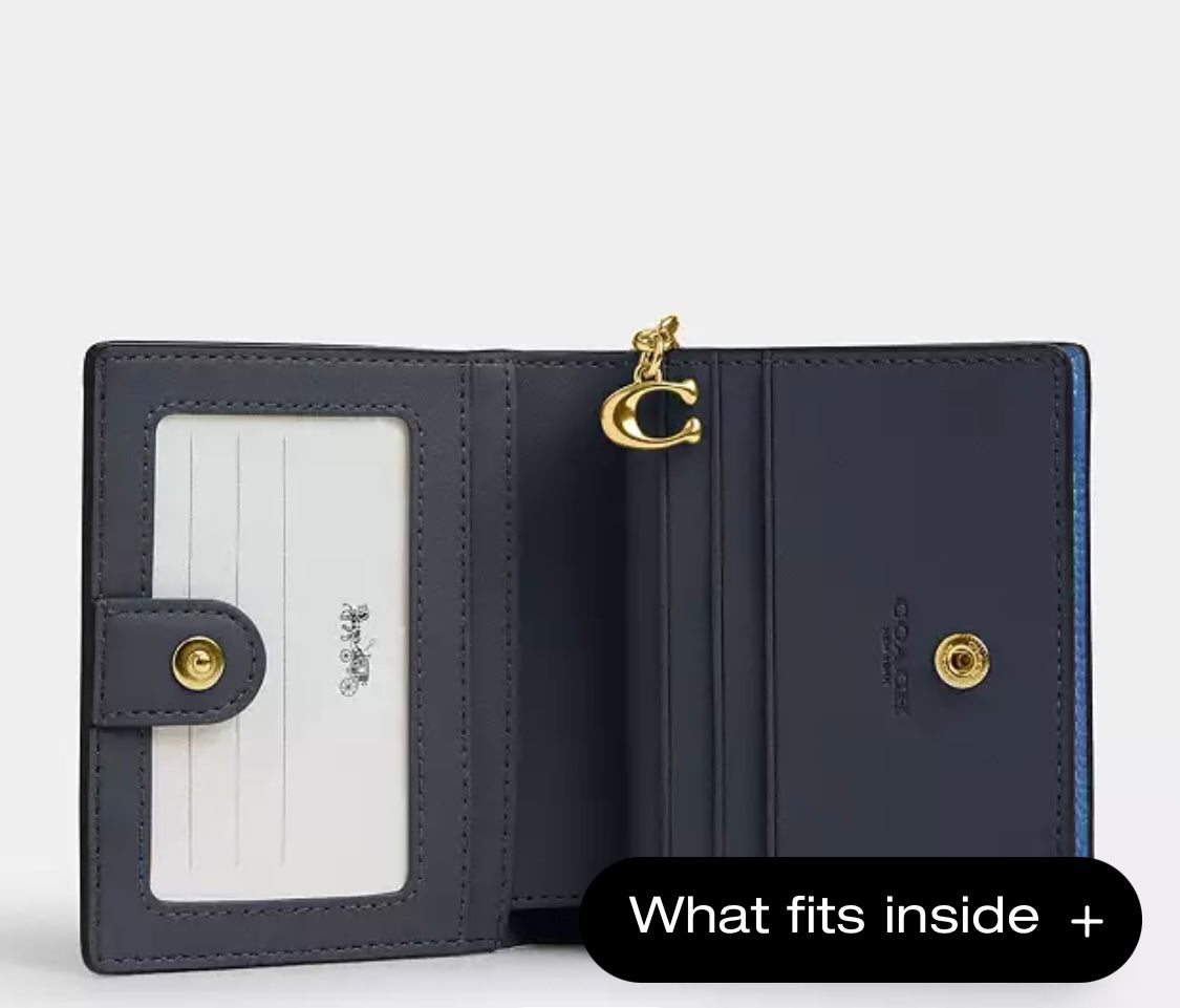 COACH Snap Wallet With Butterfly Print küçük cüzdan RENKLER➡️
