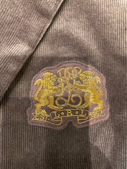 Ralph Lauren fitilli kadife blazer