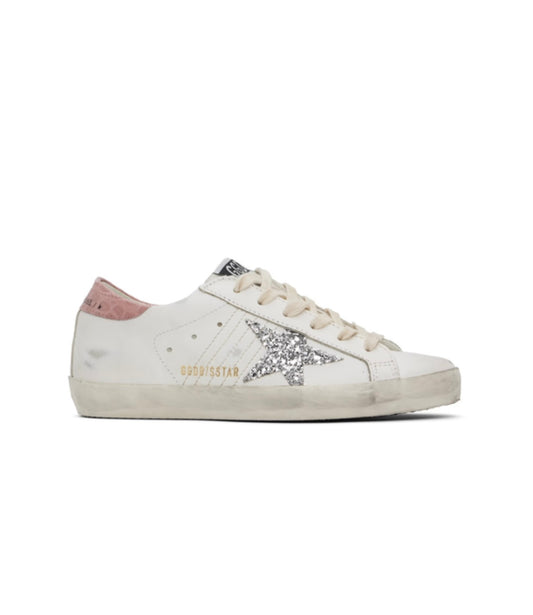 GOLDEN GOOSE
White & Pink Super-Star Classic Sneakers