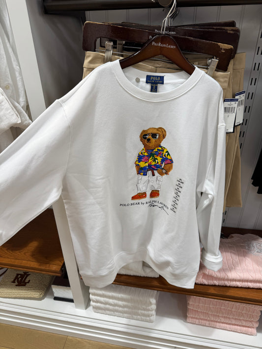 Genç bölümü ayıcıklı sweatshirt