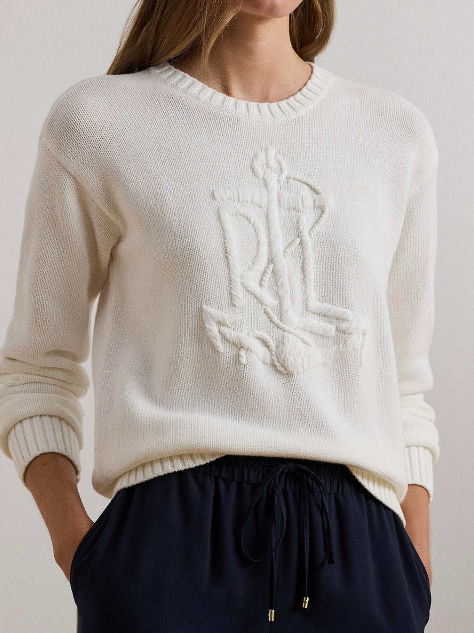 Ralph Lauren gemi çapa desenli kazak Renkler➡️
