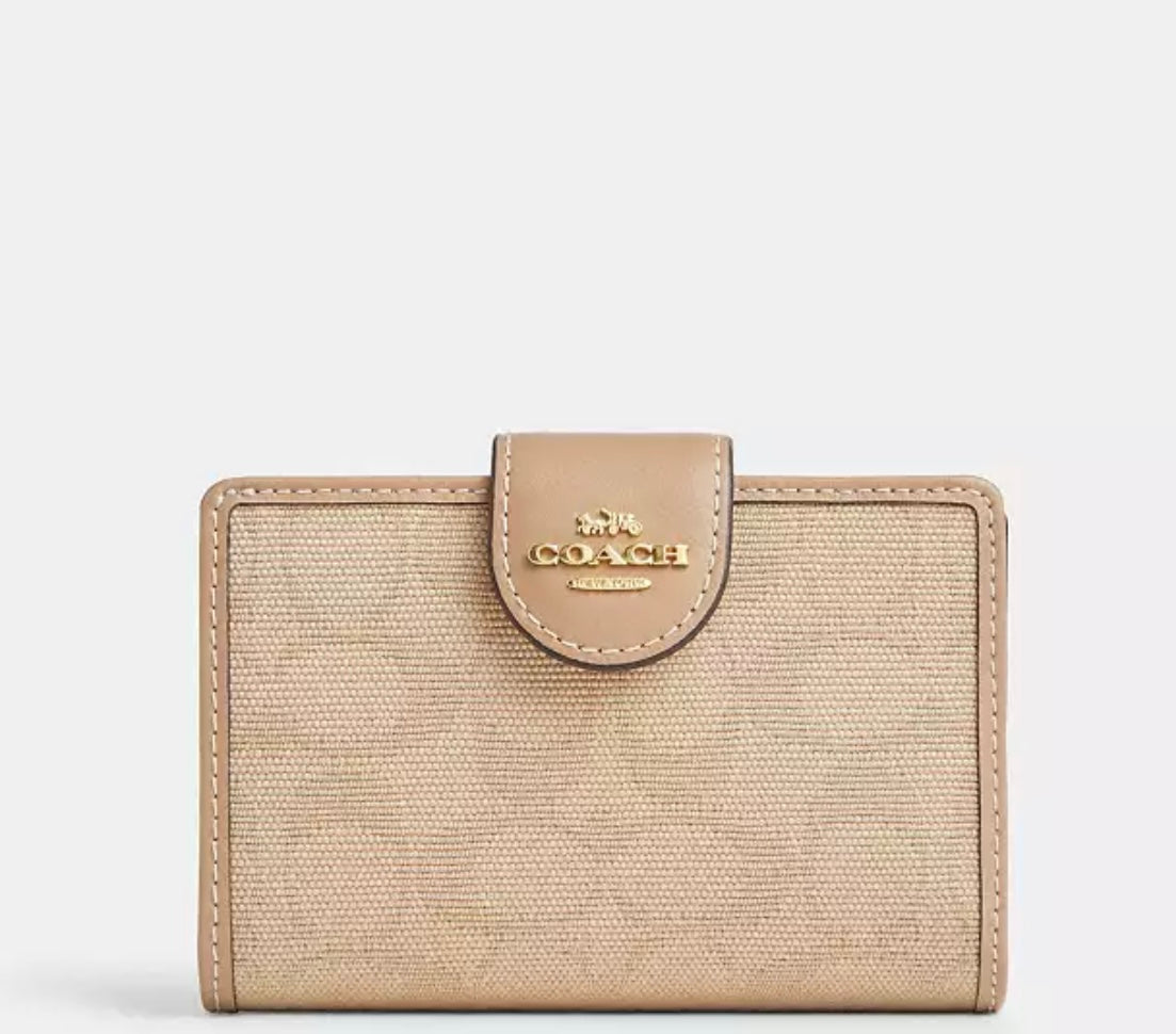 Medium Corner Zip Wallet In Signature Canvas Orta boy cüzdan RENKLER➡️