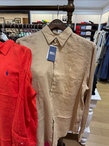 Ralph lauren bayan keten gömlek