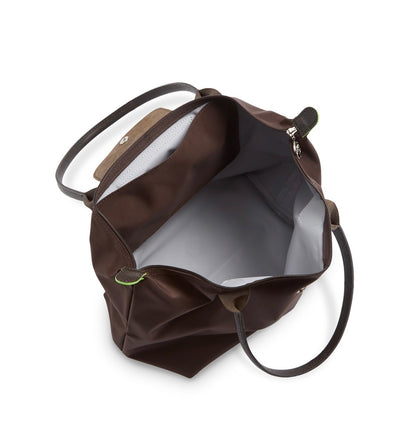 Le Pliage Green Medium Nylon Tote Bag/ Mocha
