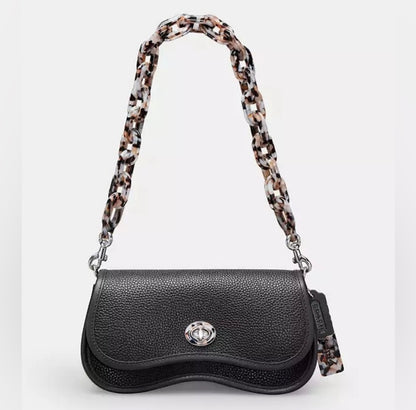 Coach Wavy Dinky Bag In Coachtopia Leather With Colorful Binding RENKLER➡️