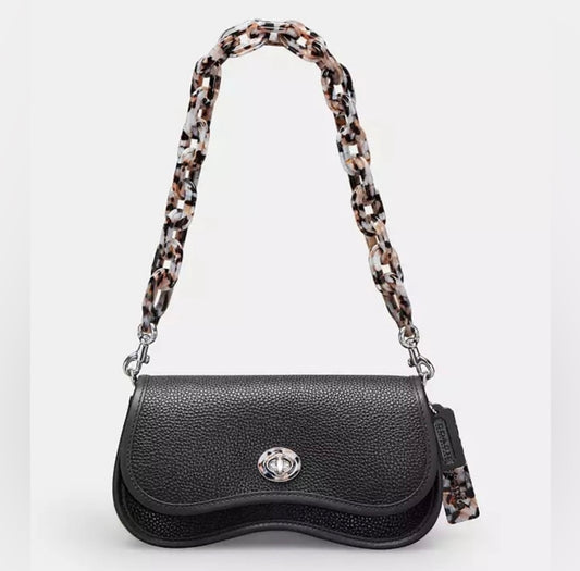 Coach Wavy Dinky Bag In Coachtopia Leather With Colorful Binding RENKLER➡️