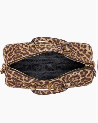 Leopar Barrel crossbody bag