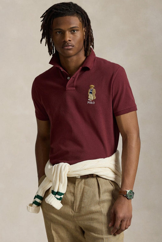 Ayıcıklı polo yaka Erkek Tshirt