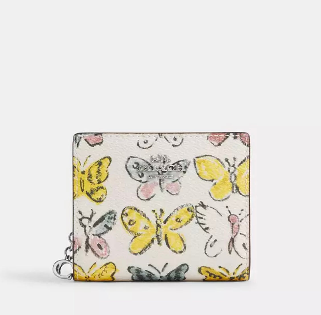 COACH Snap Wallet With Butterfly Print küçük cüzdan RENKLER➡️