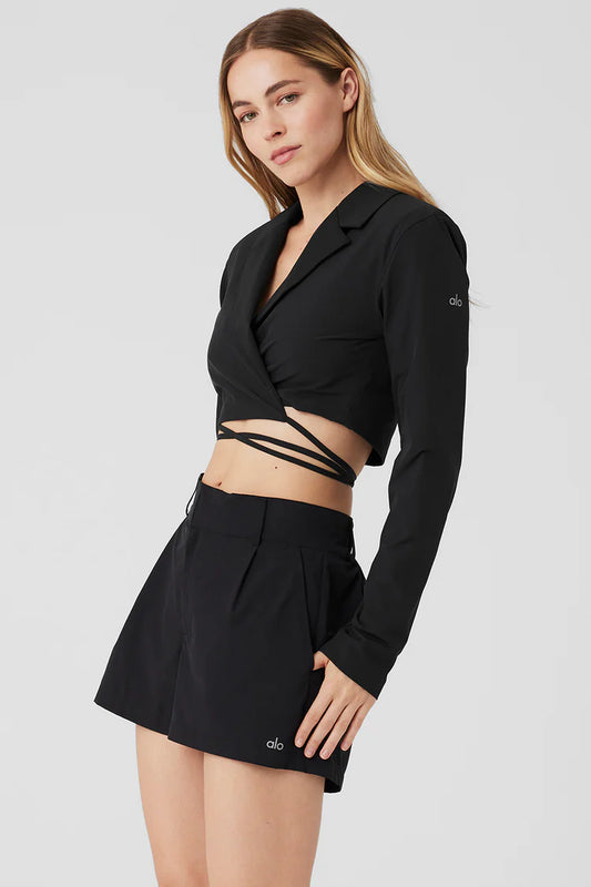 ALO YOGA Cropped Status Blazer