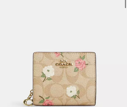 COACH Snap Wallet With Butterfly Print küçük cüzdan RENKLER➡️