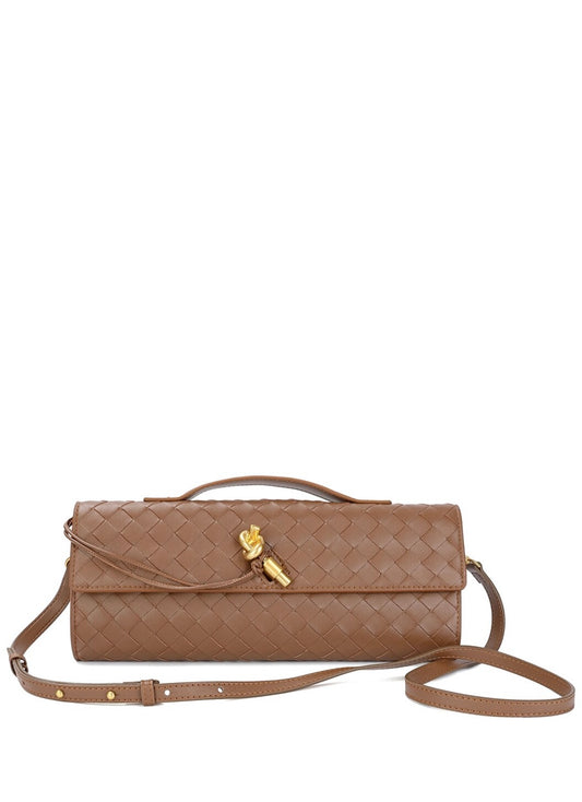 Hand woven cluch