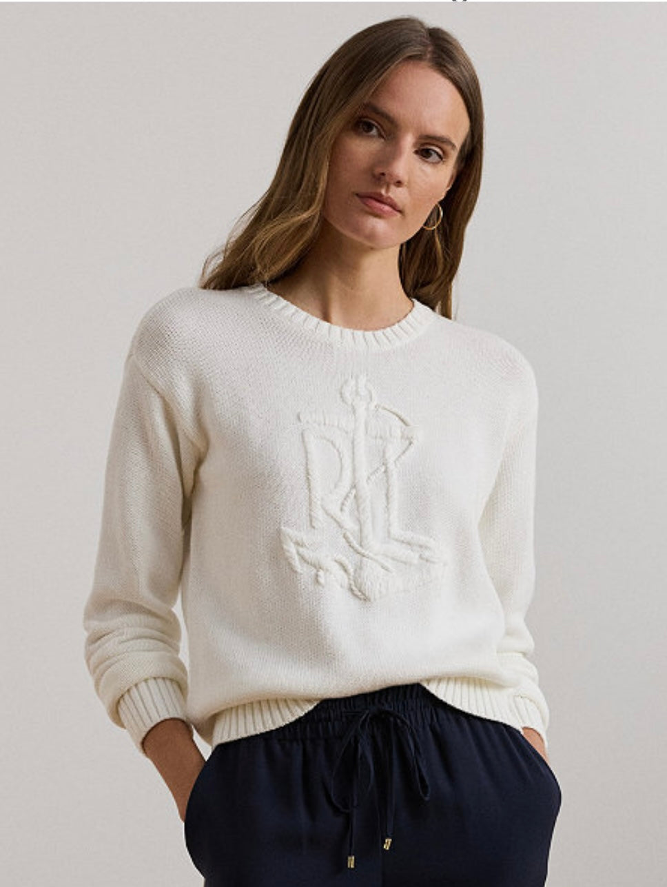 Ralph Lauren gemi çapa desenli kazak Renkler➡️