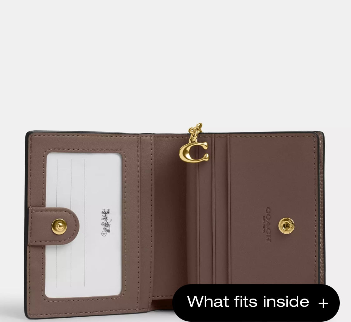 COACH Snap Wallet With Butterfly Print küçük cüzdan RENKLER➡️