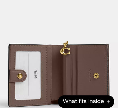 COACH Snap Wallet With Butterfly Print küçük cüzdan RENKLER➡️