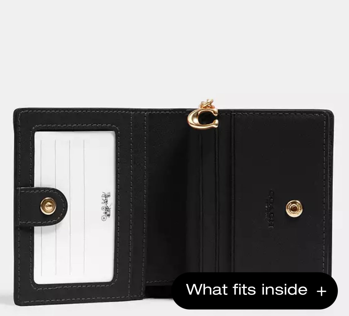 COACH Snap Wallet With Butterfly Print küçük cüzdan RENKLER➡️