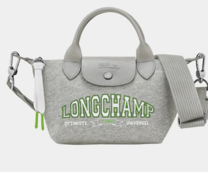 Longchamp Women's Le Pliage Collection Xs Handbag Grey