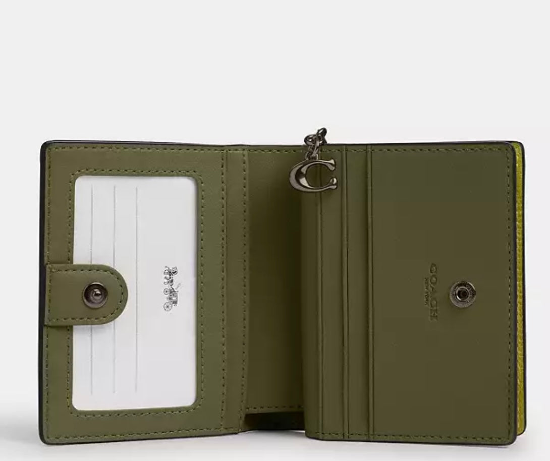 COACH Snap Wallet With Butterfly Print küçük cüzdan RENKLER➡️