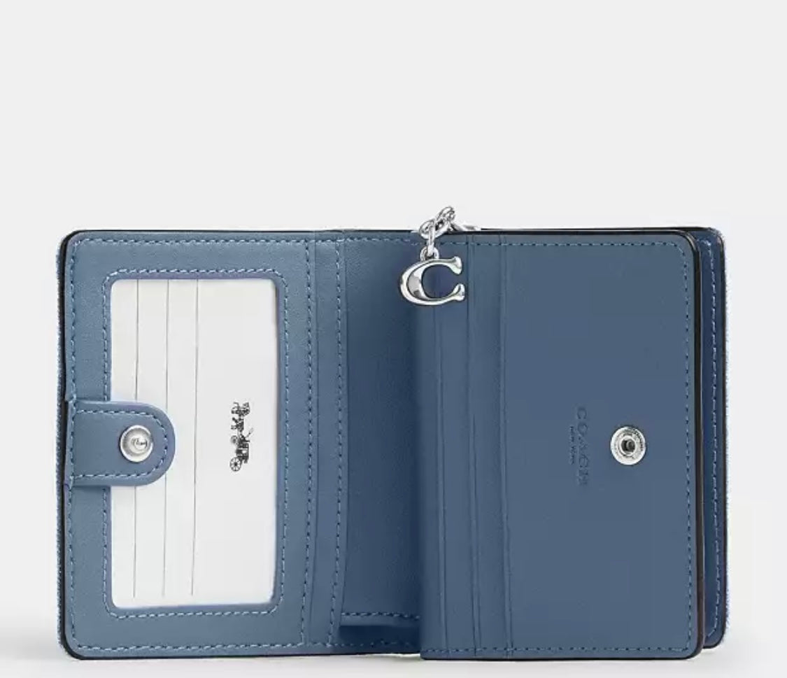 COACH Snap Wallet With Butterfly Print küçük cüzdan RENKLER➡️