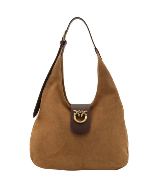 Love bird plaque hobo bag