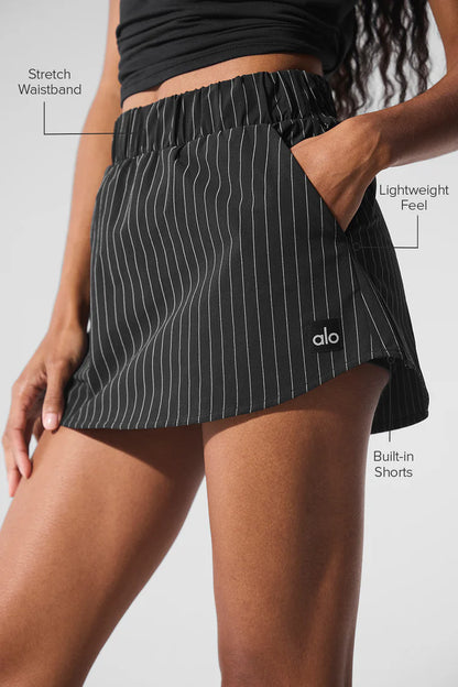 ALO YOGA Pinstripe Daylight Mini Skirt RENKLER➡️