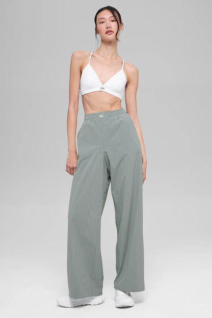 ALO YOGA Pinstripe Daylight Boxer Pant (Regular)