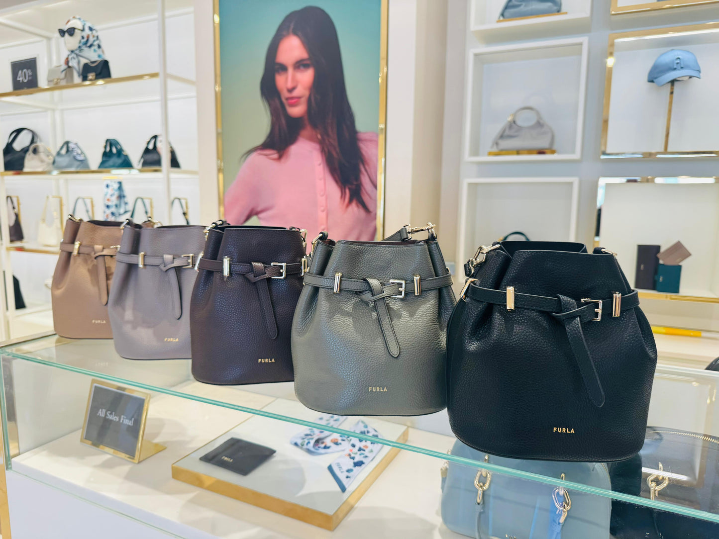 FURLA Aura mini bucket kemerli crossbody RENKLER➡️