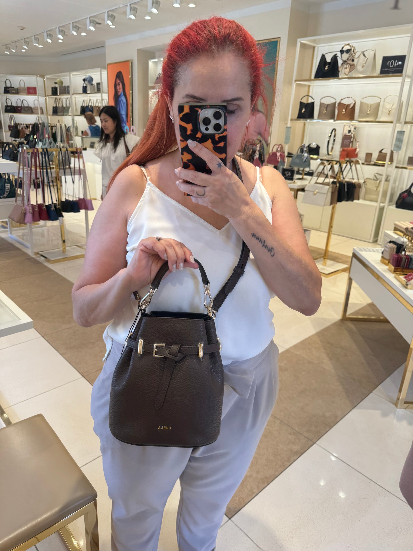 FURLA Aura mini bucket kemerli crossbody RENKLER➡️