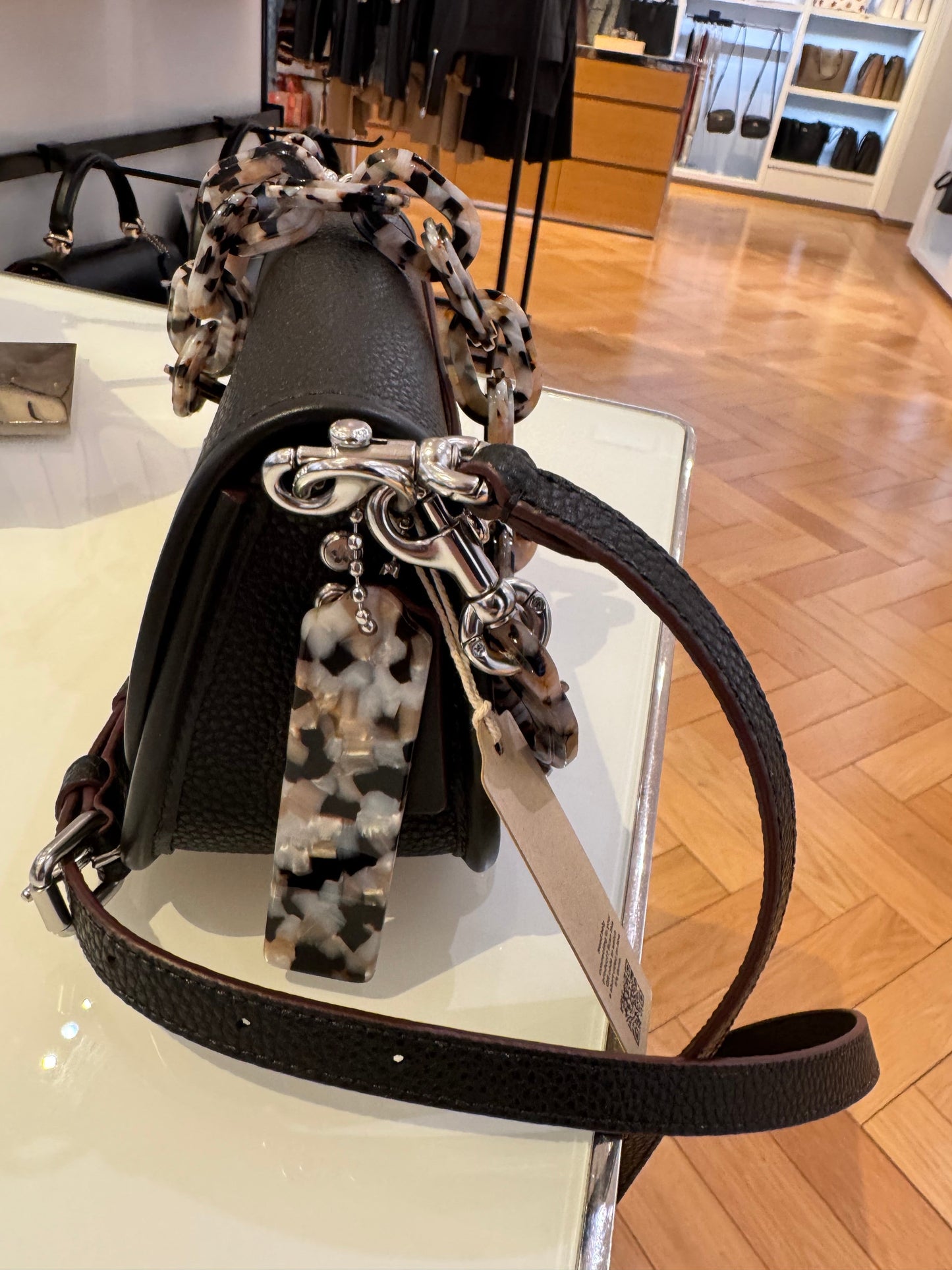 Coach Wavy Dinky Bag In Coachtopia Leather With Colorful Binding RENKLER➡️