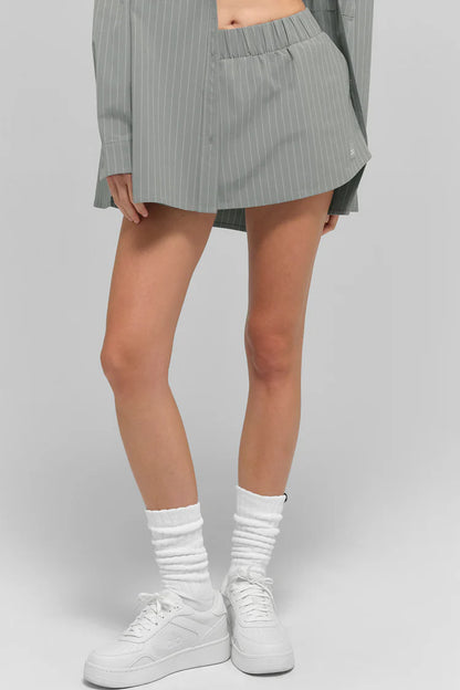 ALO YOGA Pinstripe Daylight Mini Skirt RENKLER➡️