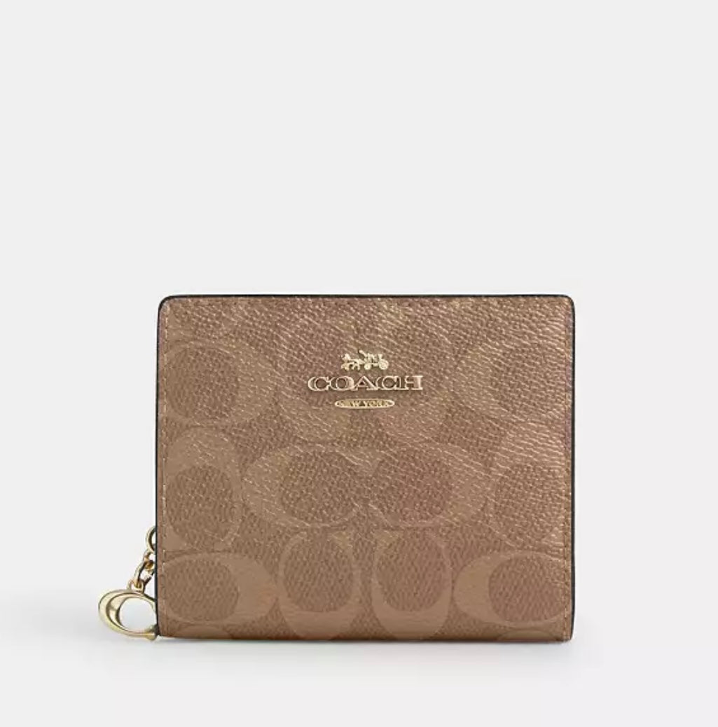COACH Snap Wallet With Butterfly Print küçük cüzdan RENKLER➡️
