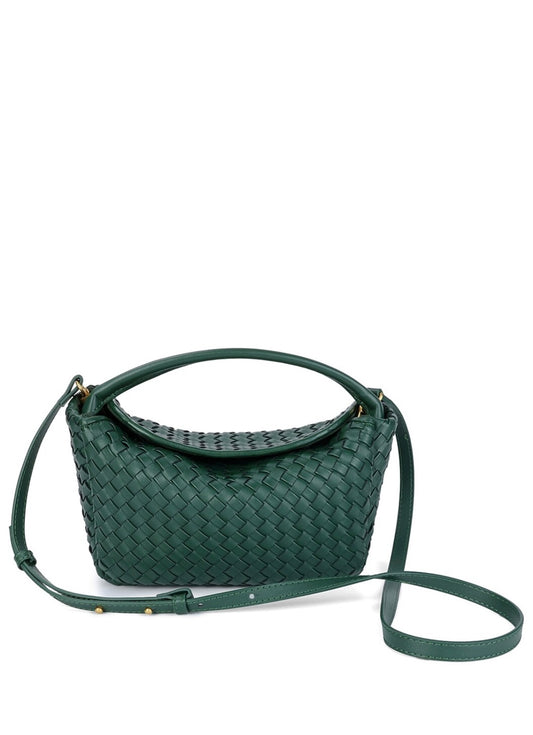 Tiffany Fred woven handle top crossbody