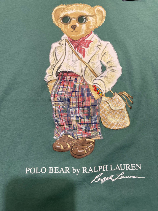 Ayıcıklı yeşil tshirt