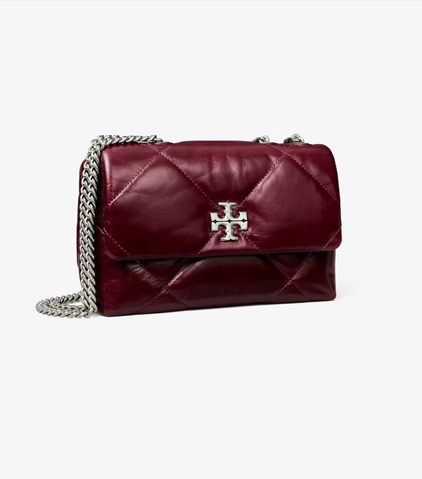 SMALL KIRA DIAMOND QUILT DISTRESSED SHOULDER BAG