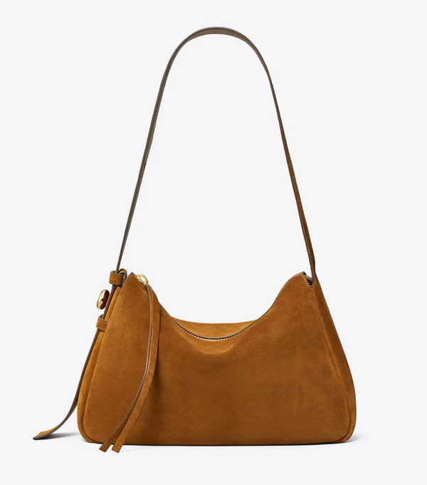 ROMY SUEDE SHOULDER BAG