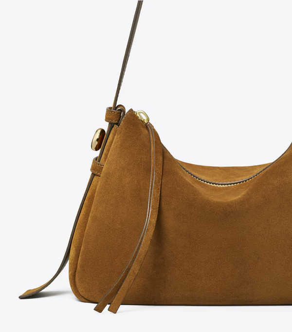 ROMY SUEDE SHOULDER BAG