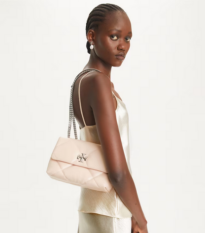 SMALL KIRA DIAMOND QUILT SHOULDER BAG
